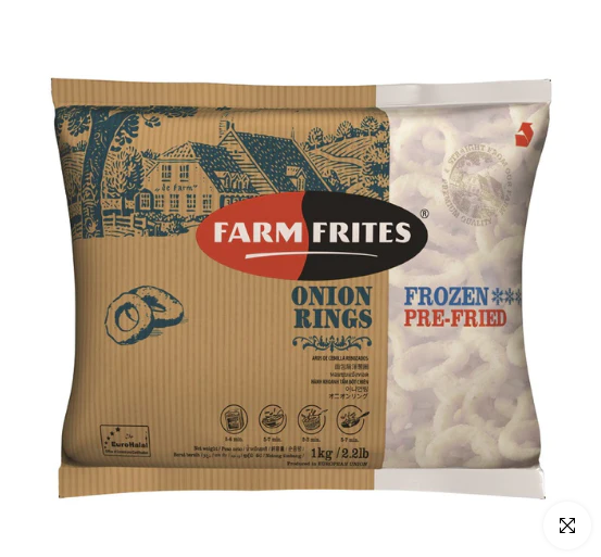 Farm Frites - Breaded Onion rings (1kg)