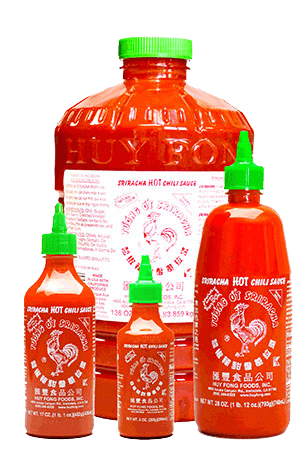 Huy Fong Sriracha Sauces